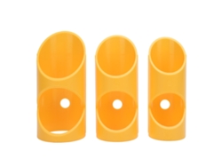 Juego De Herramientas De Corte De 3 Piezas Para Tuberías De Espuma Abs, Guía De Corte Para La Construcción De Aislamiento Residencial, Amarillo
