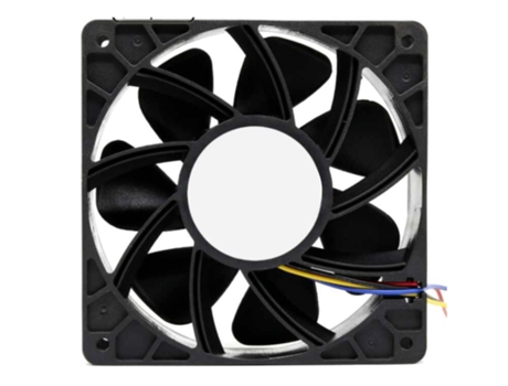 Ventilador De Refrigeración Doble Rodamiento De Bolas De Alta Velocidad Universal FX-6000RPM DC12V/2.7A Miner Case Fan Para Antminer S9 S7 - Negro