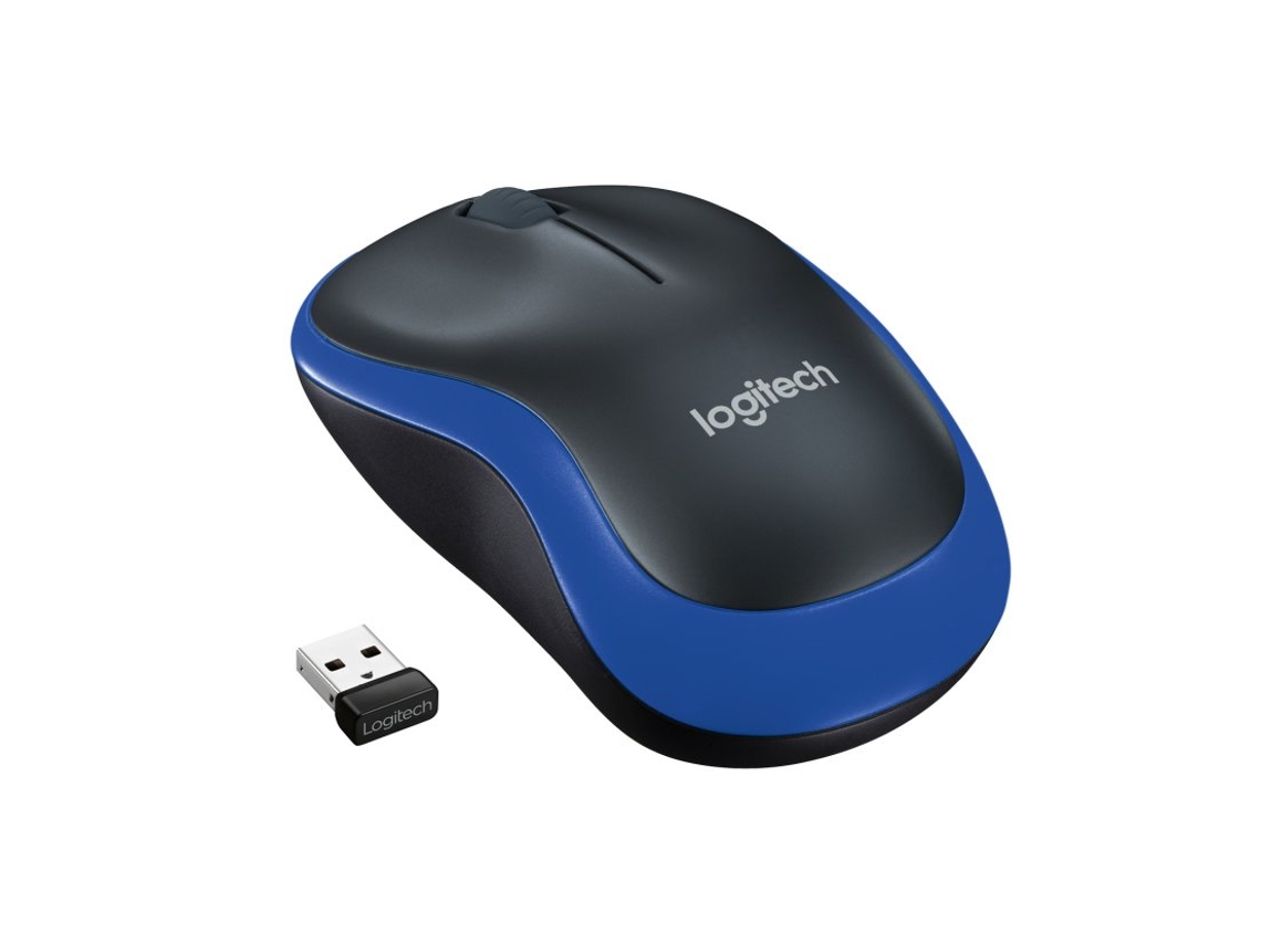 Ratón inalámbrico Logitech M185 de 1000 ppp Bluevayotoy