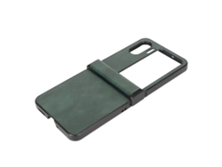 Capa Protetora Flip Para Oppo Find N2 Flip De Couro Sintético Resistente A Arranhões Verde