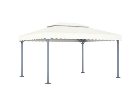 MAISON EXCLUSIVE Cenador color crema aluminio 400x300 cm