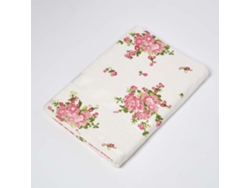 Homescapes Floral Printed Cream Bath Sheet Cotton