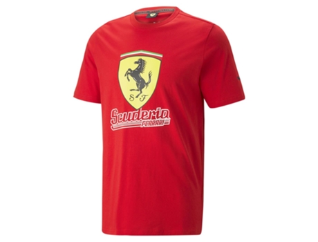 Camiseta de Hombre PUMA Ferrari Race Big Rojo (S)