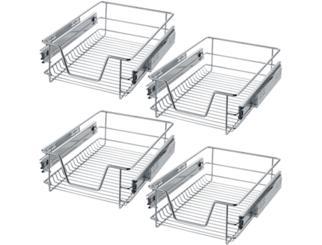 4 Cajones Telescópicos para Cocina Y Dormitorio