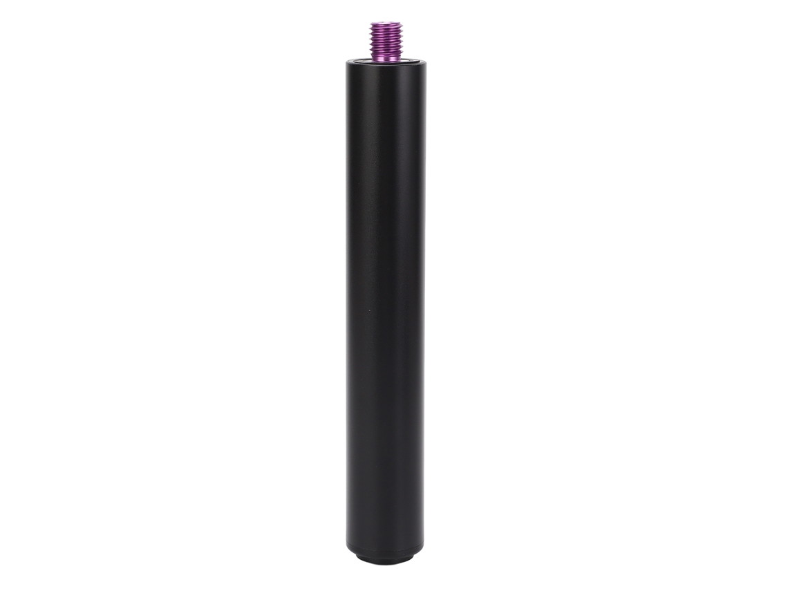 Extensión Portátil De Aluminio De 8 Pulgadas Para Taco De Billar Con Tope Para Peri Black Violet