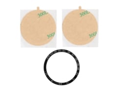 Decoración Protectora De Anillo De Acero Para Esfera Samsung S3 Galaxy Watch 46mm (negro Y Blanco)