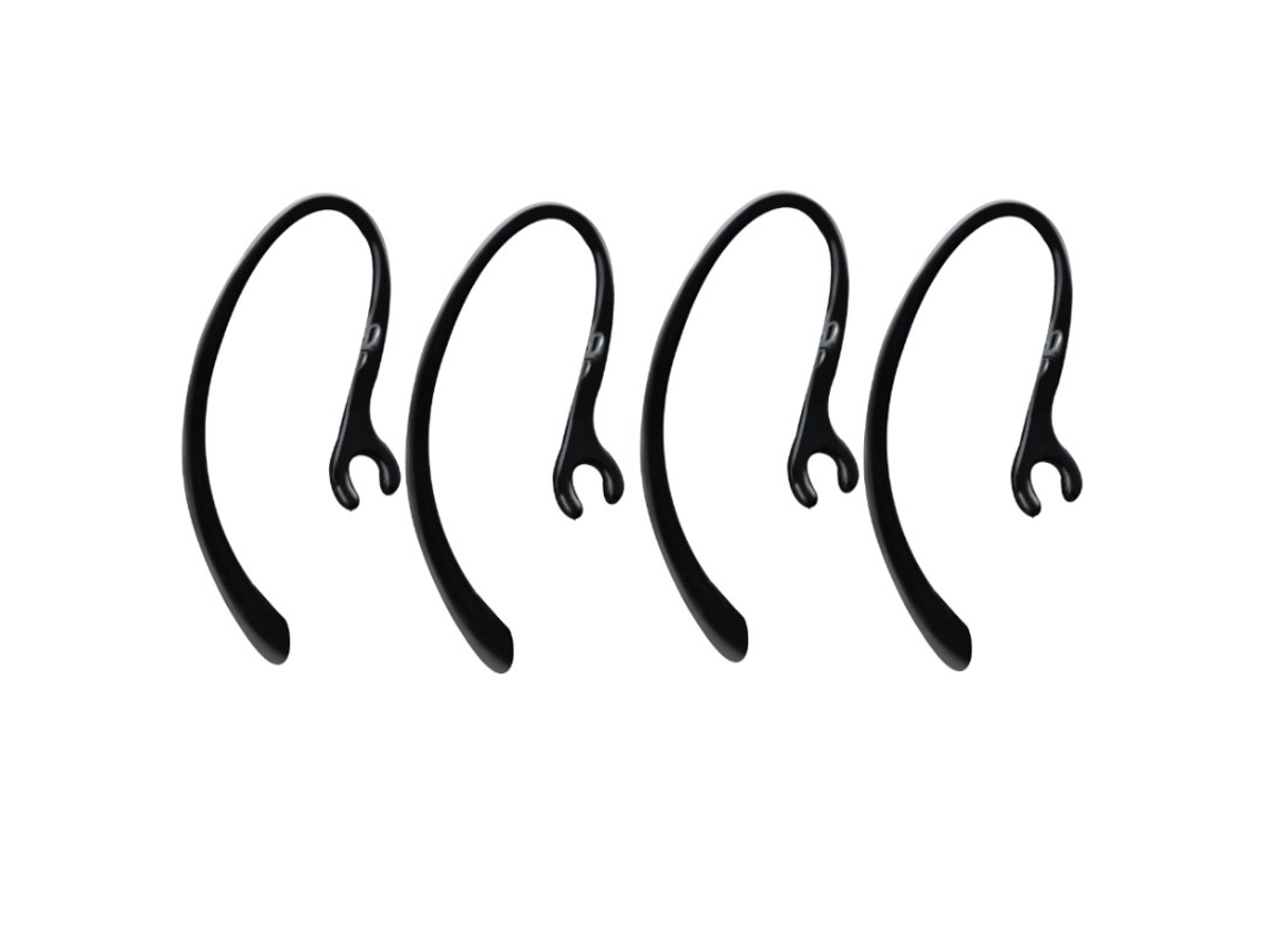 Ganchos para los oídos para auriculares inalámbricos Bluetooth Clips para ganchos para los oídos 6 mm, 7 mm, 8 mm, 9 mm Negro