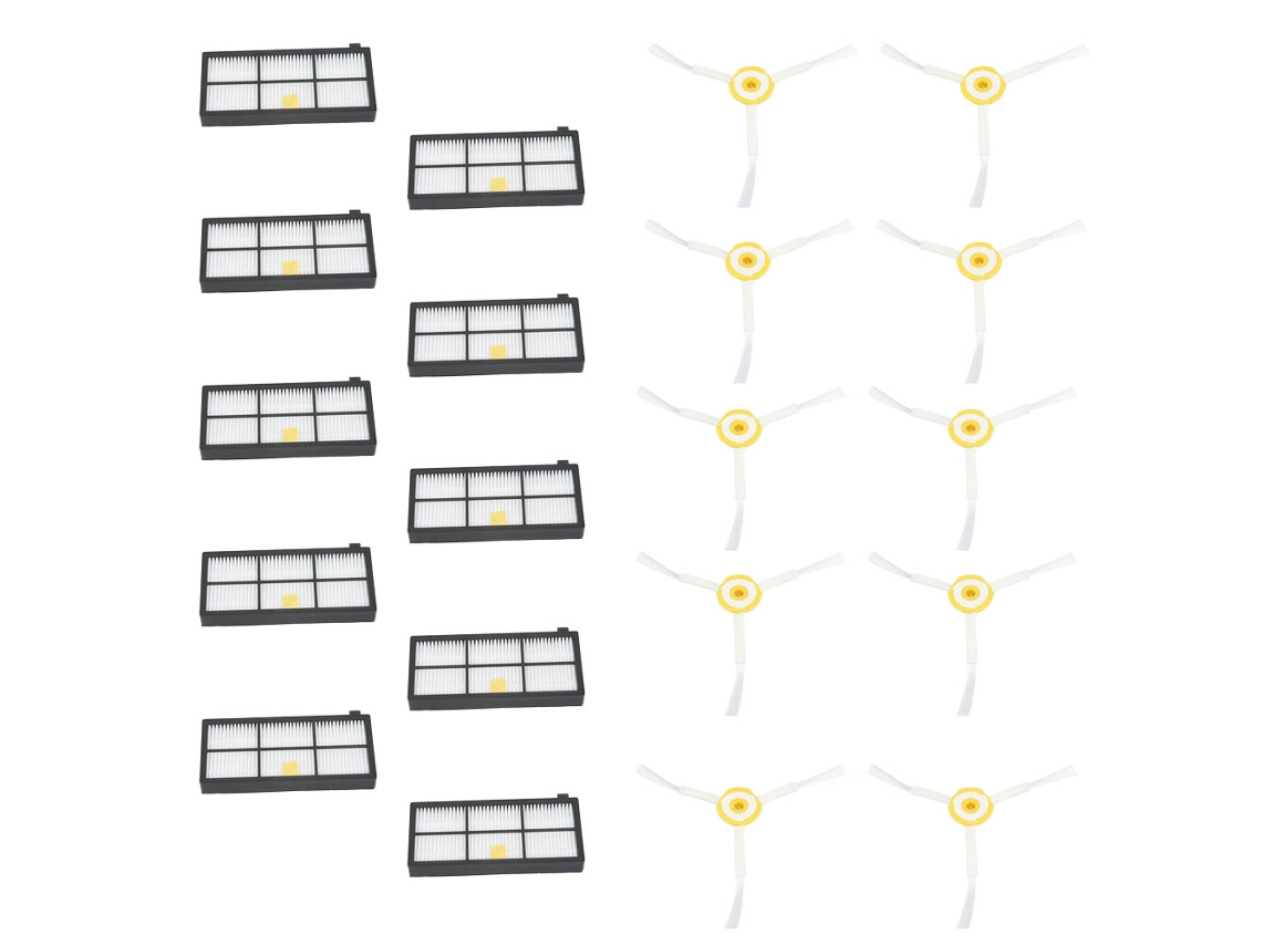 Filtros Y Cepillos Laterales Para Aspiradoras De Las Series 8, 9, 850, 860, 861, 866, 870, 880, 890, 900, 960 Y 980.