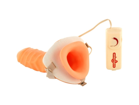 SEVENCREATIONS HOLLOW AJUSTTABLE HARNESS COM VIBRATOR