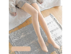 Calcetines suaves de lana coral hasta la rodilla, ideales para el invierno, para niñas y mujeres. Calcetines de rayas con estampados de animales, pelusas y dibujos animados.