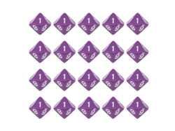 Dados Plásticos (decoração E Acessório De Jogo)