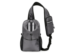 Mochila Bandolera Con Multi Bolsillos Impermeable Mochilita Ligera Para Viajes Y Diario