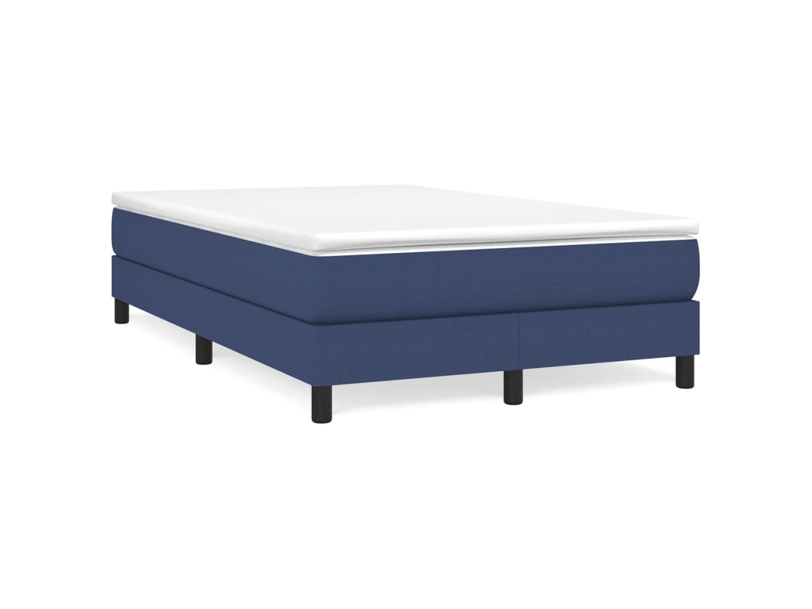 Maison Exclusive - Estructura De Cama Con Somier Tela Azul 120x200 Cm