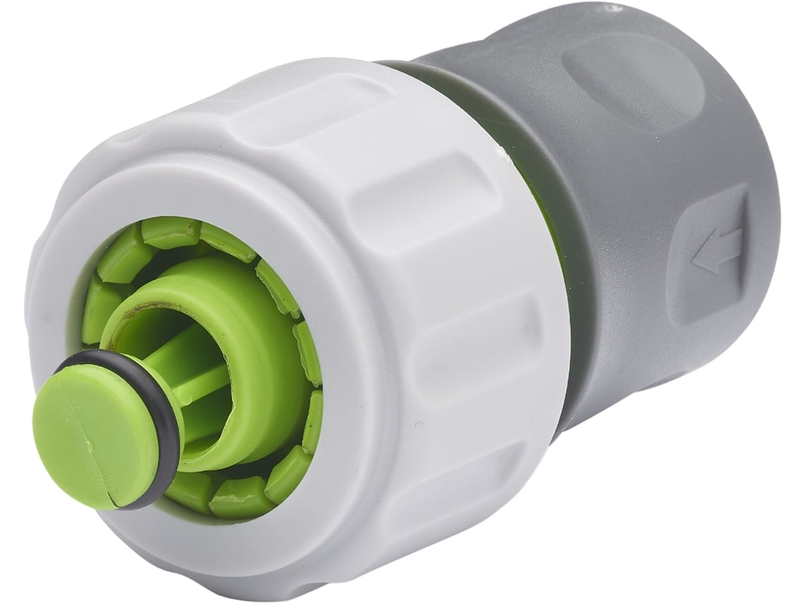 Conector Aqua Stop para Manguera de Riego Ø19 mm Conexión Automática AROZ