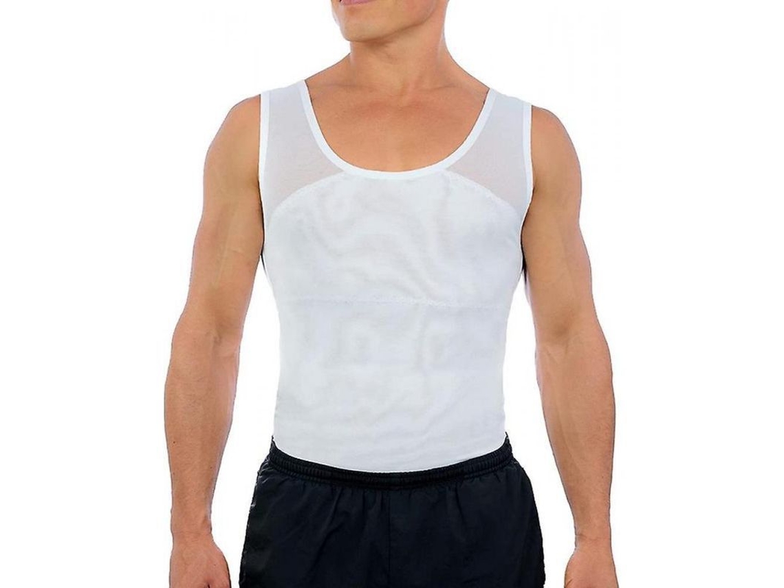 Camiseta De Compresión Para Hombre Para Disimular La Ginecomastia, Faja Moldeadora Cz