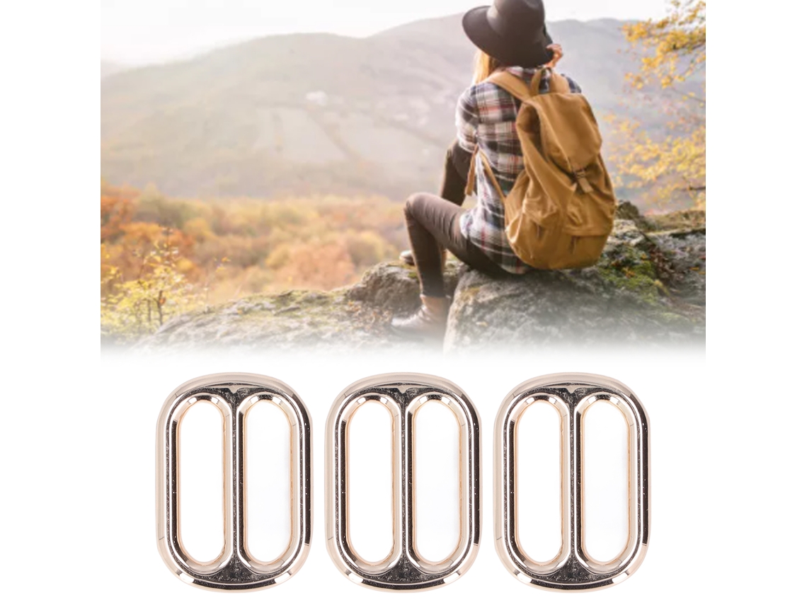 10 Hebillas Metálicas Deslizantes De Aleación De Zinc Duraderas Para Accesorios De Ropa Diy