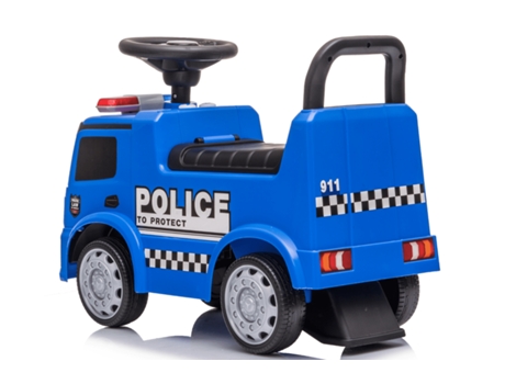 Policía Coche de Empuje MERCEDES para Niños - Azul