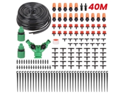 TRUYUETY Sistema De Irrigação Automático Micro Kit De Mangueira De Gotejamento Com Temporizador Para Jardim (39 Metros)