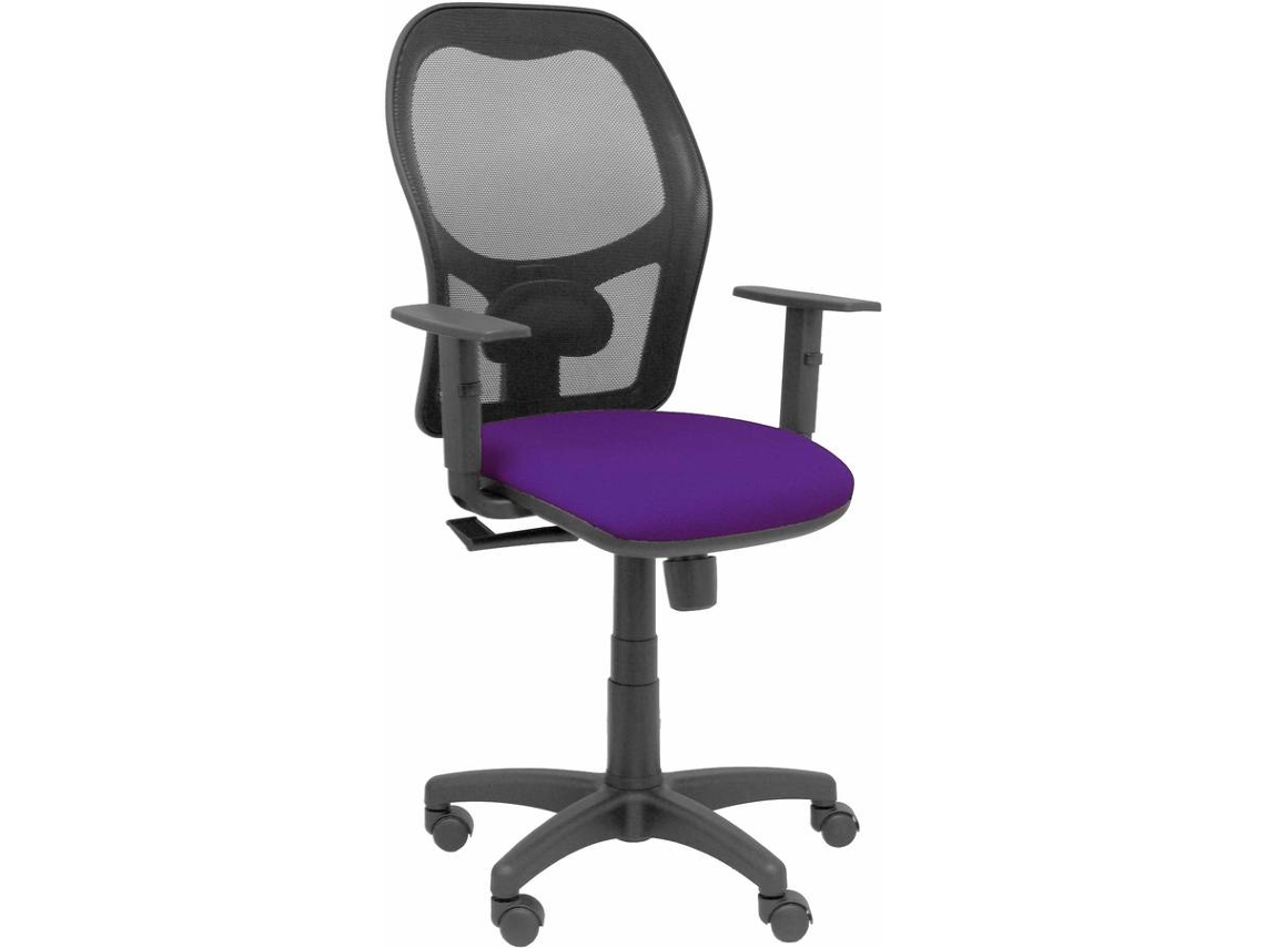 Silla Operativa PYC  Alocén Roxo (Brazos Ajustables - Malla)