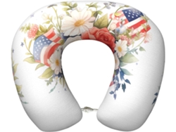 Almohada Viaje Espuma Viscoelástica Poliéster, Felpa Viscoelástica: Cómodo: Soporte. Ajustable