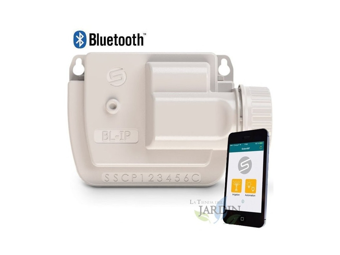 Programador Riego a Pilas Bluetooth Bl-Ip6 SOLEM 6 Estaciones de Riego SOLEM