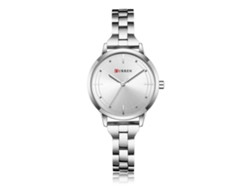 Reloj Analógico De Cuarzo Para Mujer, Resistente Al Agua, Con Esfera Redonda, Oro Rosa Y Morado.