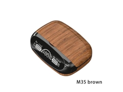 Auriculares Inalámbricos Reducción Ruido Estéreo Control Táctil Graves YIZHOOD Bluetooth Marrón