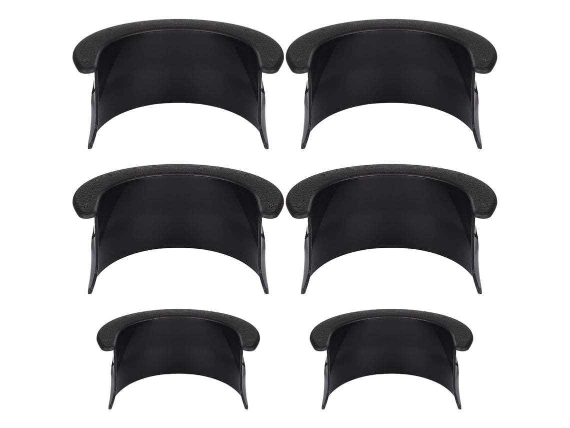 6 Tampas De Mesa De Bilhar De Plástico, Adequadas Para Bares, Lares, Cobrindo 4 Cantos E 2 Lados, Preto