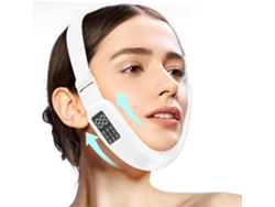 Dispositivo Elétrico para Queixo Duplo. Máquina de Contorno Facial em V com 8 Modos e 15 Níveis de Intensidade Ajustável GERTIZ