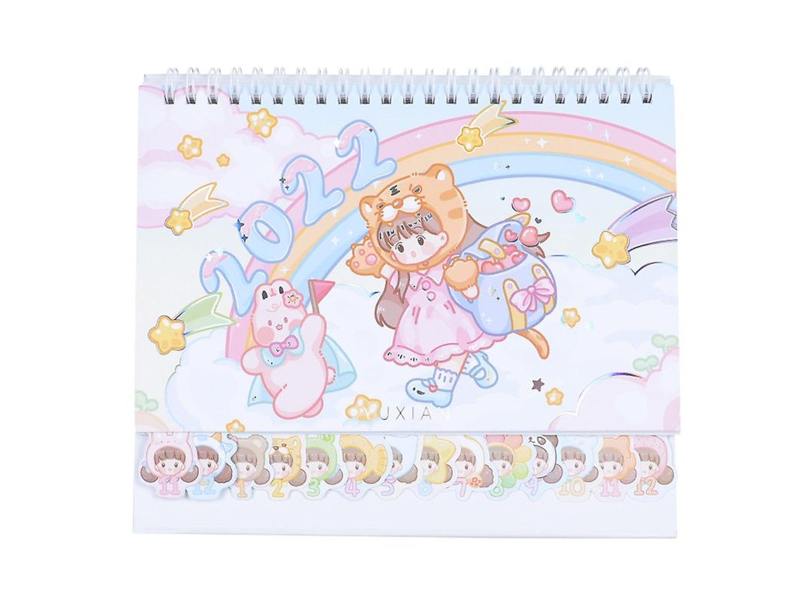 1 juego Calendario de papel ALLINLESS