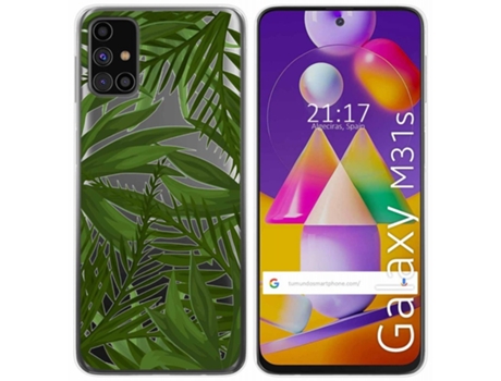 Carcasa Samsung Galaxy M31s TUMUNDOSMARTPHONE Dibujos Transparente Multicolor