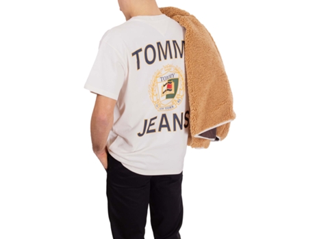 Camiseta de Hombre TOMMY JEANS Blanco (S)