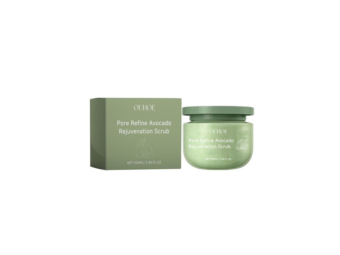 Exfoliante corporal de aguacate con fórmula exfoliante para una piel suave.