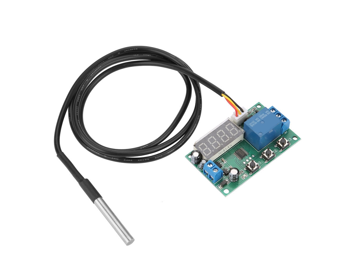 2026dz-módulo Controlador De Temperatura Led Yyw-1 Sensor Relé De Control Temperaturas 12vdc