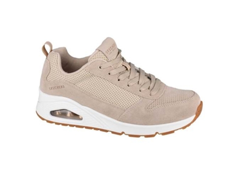 Zapatillas Deportivas SKECHERS ( Beige -Cuero Natural, Material Sintético -23)