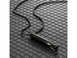 Collar para dejar de fumar, ansiedad, silbato, respiración y alivio del estrés, meditación de atención plena.