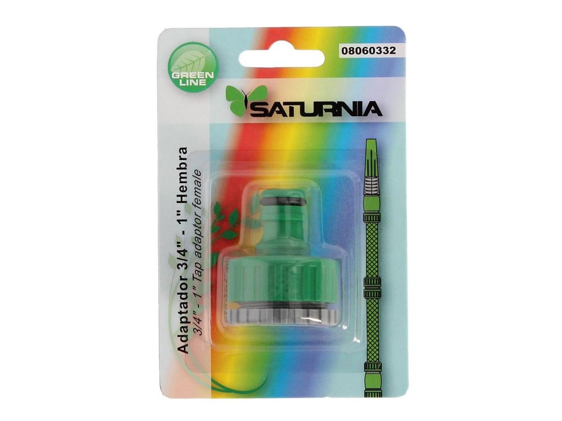 Adaptador manguera plástico 3/4 - 1 hembra   blister