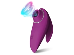 Potente vibrador de succión, estimulador de vacío del clítoris del pezón, masturbador femenino (púrpura) YIZHOOD