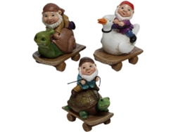Gnomos De Jardín De Resina Con Un Diseño Creativo. Figuras Decorativas En Miniatura Para Jardín, Ideales Para