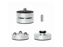 2026-4pcs Soportes De Aislamiento Para Altavoces Giratorios De Aluminio Con Bolas De Acero Base Pad