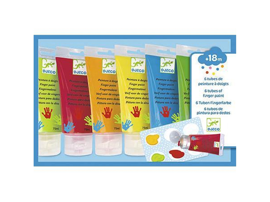 6 Tubos de Pintura para Pintar a Mano