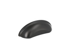 Tirador Para Mueble De Zamac Distancia Entre Ejes 64mm Barniz Negro Mate Pack De 25