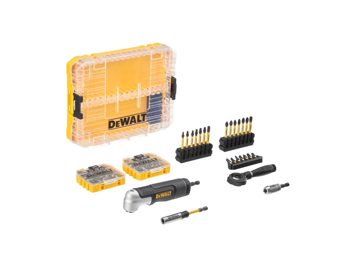 DEWALT DT70775-QZ - Toughcase mediano de 80 piezas para atornillar con acoplamiento angular