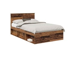 Maison Exclusive - Estructura De Cama Con Cabecera Madera Vieja 120 X 190 Cm