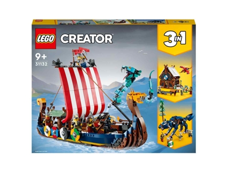 LEGO Creator Barco Vikingo y Serpiente Midgard 31132