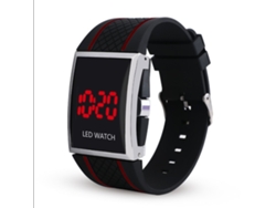 Reloj deportivo digital MDUG para hombre con pantalla LED y correa de silicona resistente al polvo.