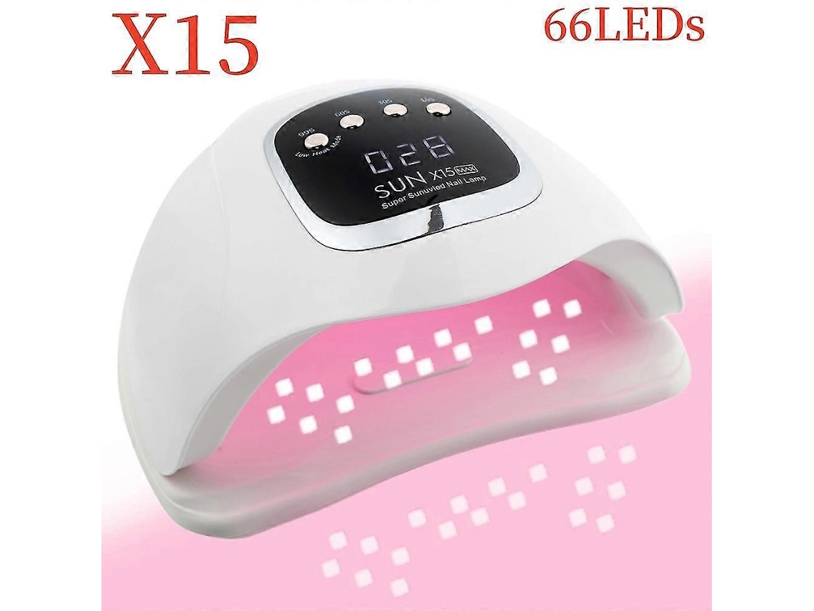 Lámpara de secado de uñas profesional de 300W para manicura con 66 LED y sensor automático LY EBIKE