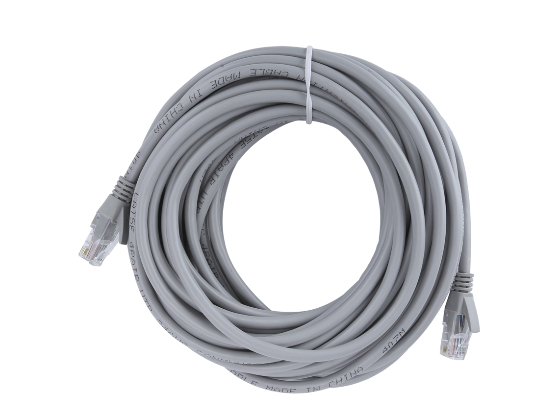 Cable De Red De Cobre Gris, Libre De Oxígeno, Ethernet Cat5e, 100 M Rj45, 10 Metros