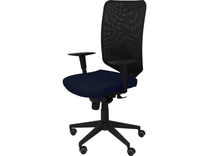 Silla de Escritorio Operativa PYC Ossa N Azul con ruedas antiarañazos (Brazos Ajustables - Malla)