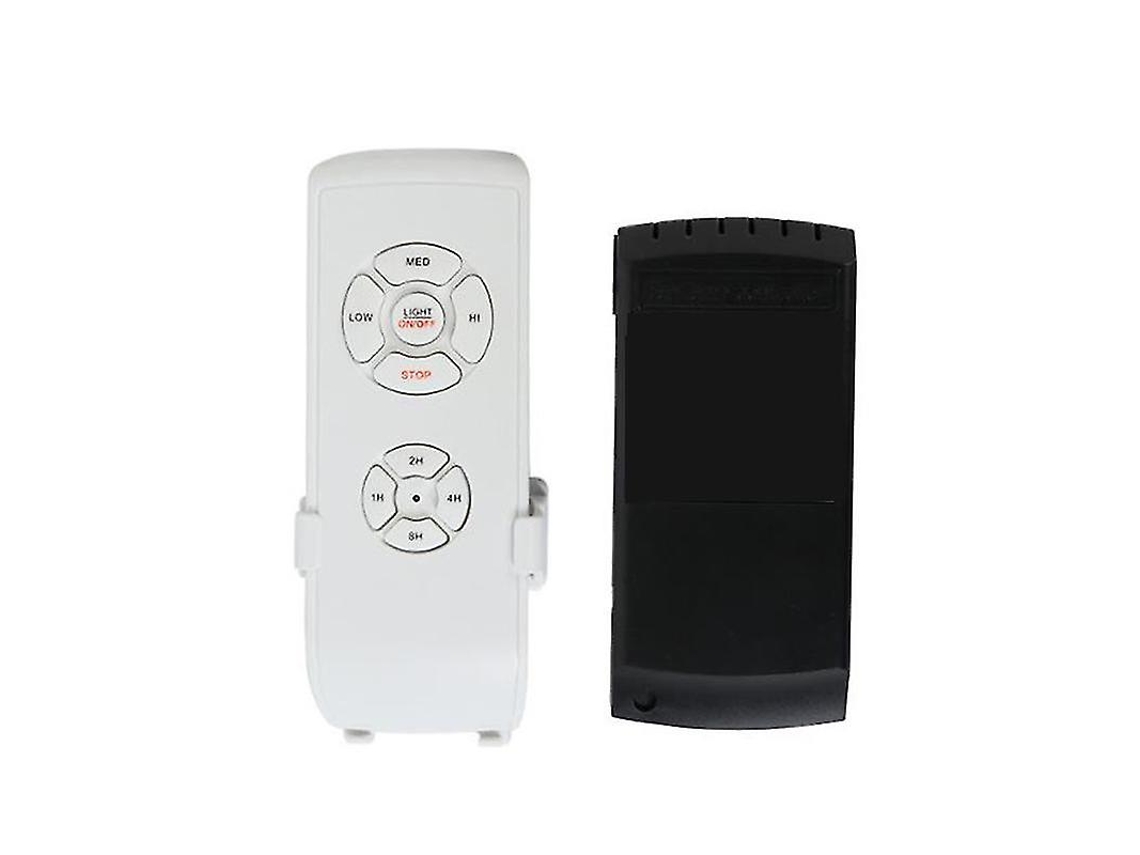 Kit de control remoto para ventilador de techo, pequeño control remoto universal con luz, velocidad, iluminación y temporizador - C10
